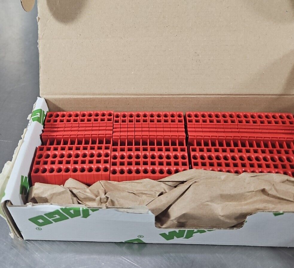 WAGO 280-653 Conductor Through Terminal Block - Lot of 36.              Loc3D-28