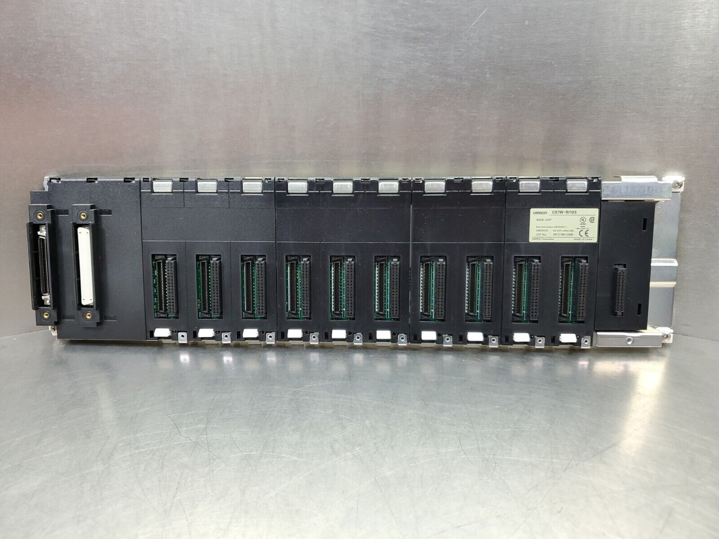 OMRON CS1W-BI103 10-Slot Base Unit.                                     3H-CRATE