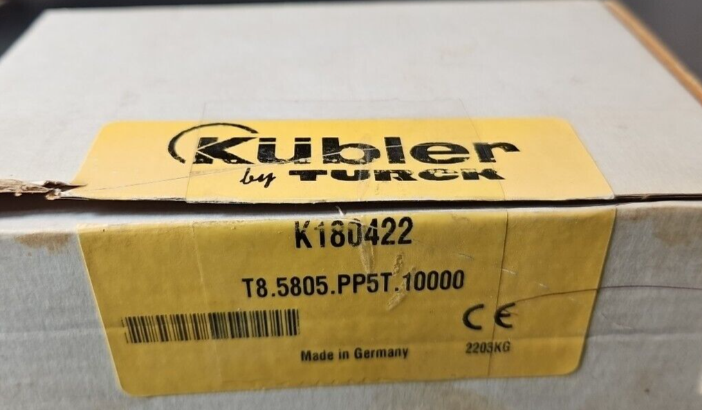 KUBLER TURCK T8.5805.PP5T.10000 (K180422).    Loc 5E20
