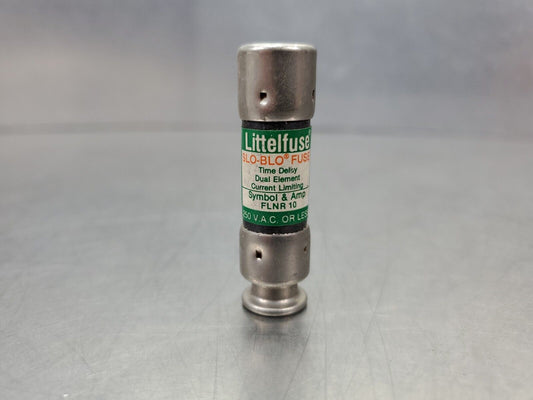 Littelfuse FLNR10 SLO- BLO Time Delay Fuse, 125VDC.                     4D-BOX#3