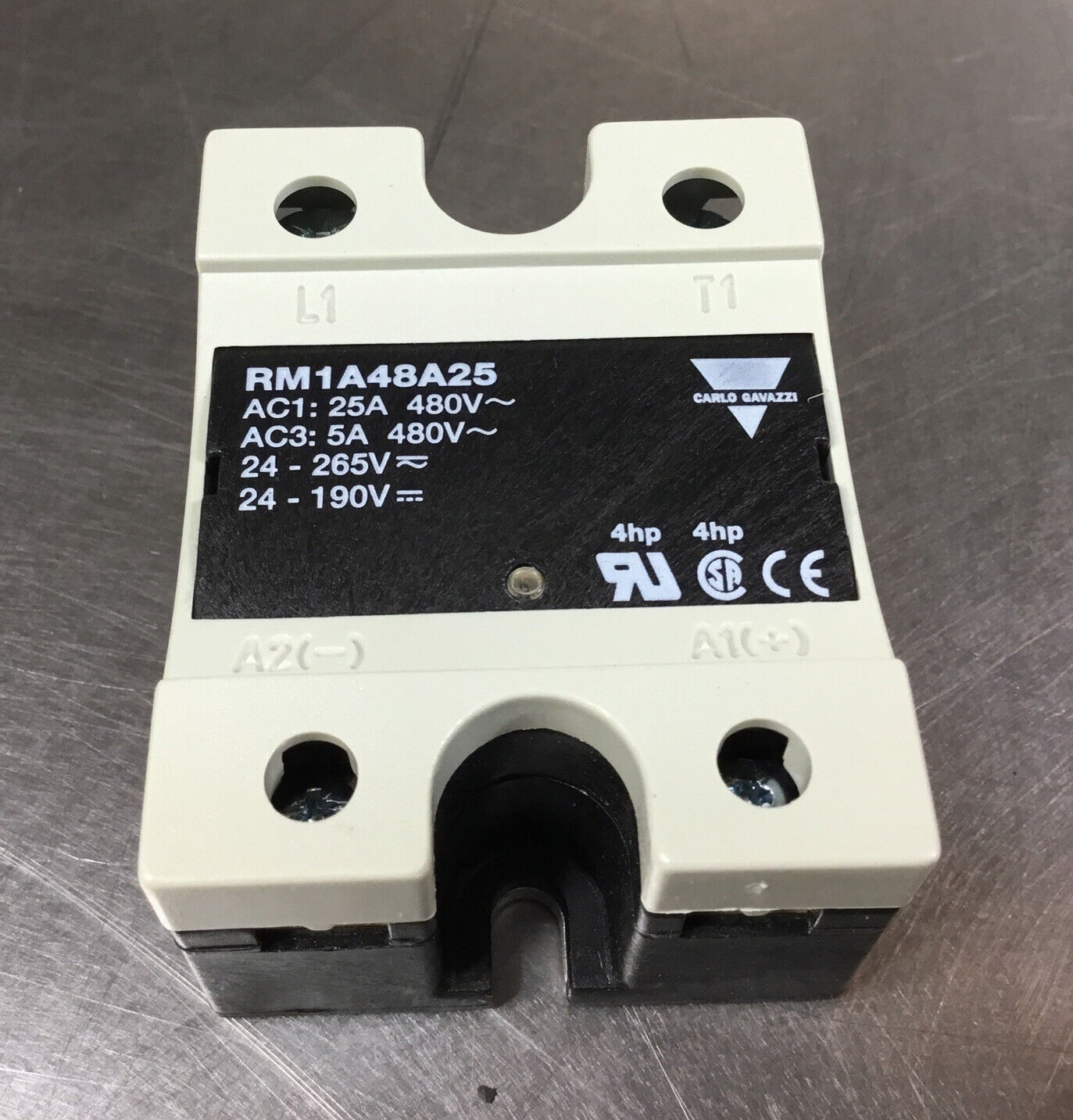CARLO GAVAZZI  RM1A48A25  Solid State Relay 480V 25A    4H