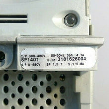 Load image into Gallery viewer, Emerson CT Leroy-Somer SP1401 Unidrive 0-480V 0.75/1.1kW 3PH 2.1/2.8A         1E
