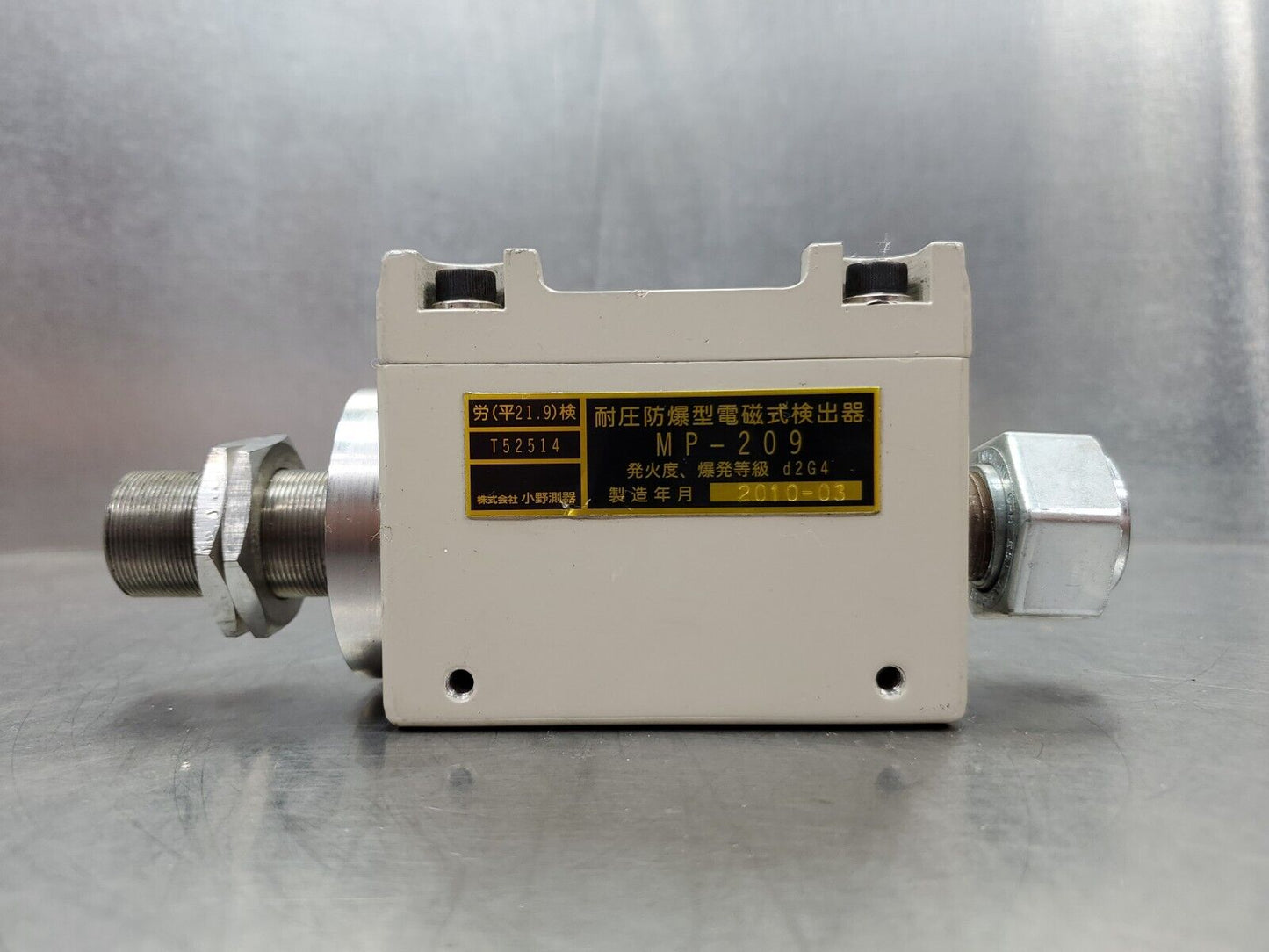 ONO SOKKI MP-209 Magnetic Detector Module.                                 6E-17
