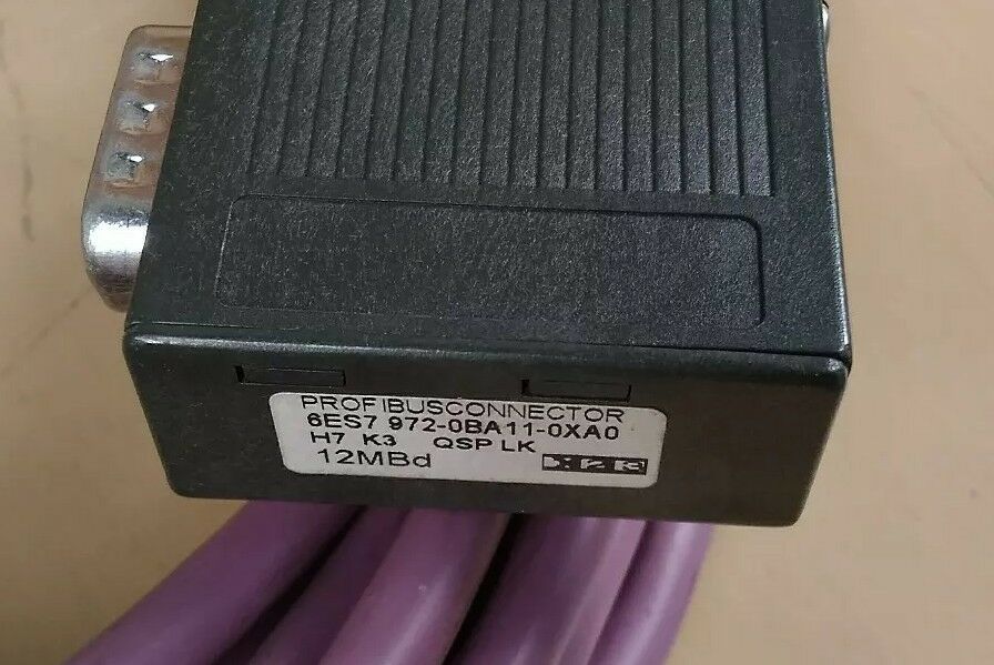 SIEMENS 6ES7 972-0BA11-0XA0 PROFIBUSCONNECTOR W/ LAPPKABEL CABLE           5E
