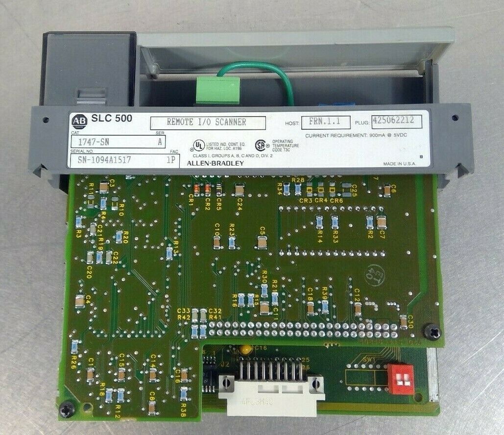 Allen-Bradley SLC 500 1747-SN Series A Remote I/O Scanner                  3D-15