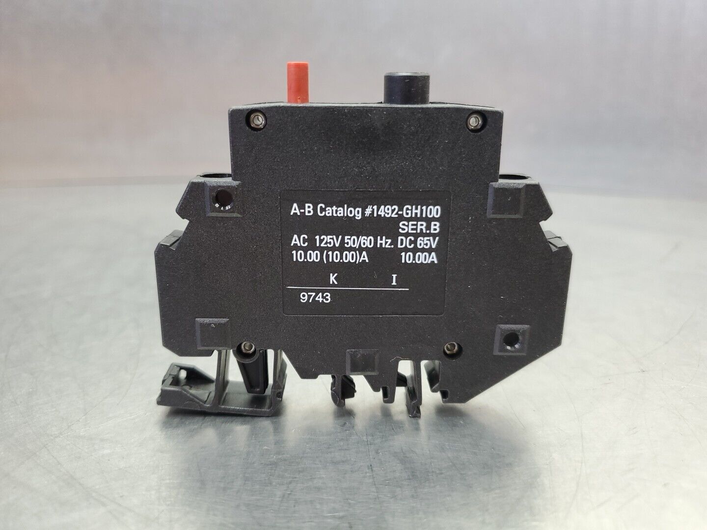 Allen Bradley 1492-GH100 Ser. B 10A Circuit Breaker.                       4B-21