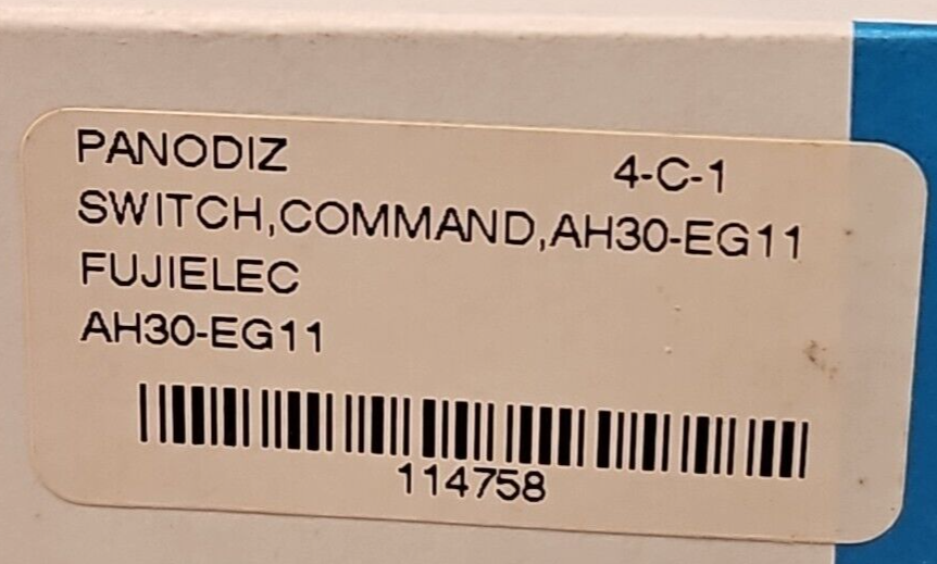 FUJI ELECTRIC AH30- EG11 Command Switch.                               Loc4B-21