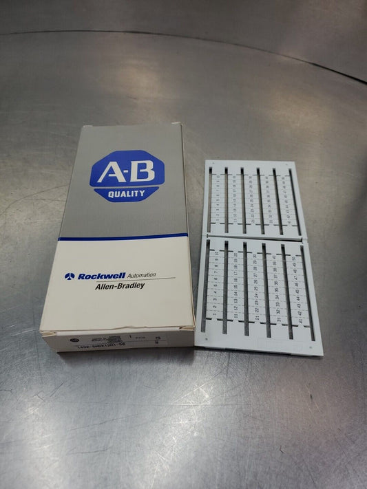 ALLEN BRADLEY 1492-SM6X12H1-50 Ser. B Markers.                             4C-25