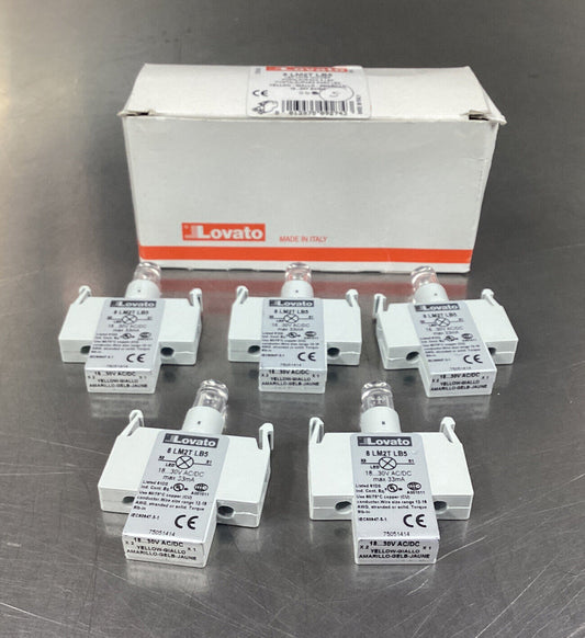 Lovato  8 LM2T LB5  LED Lamp Holder (Box Of 5)       4E-19