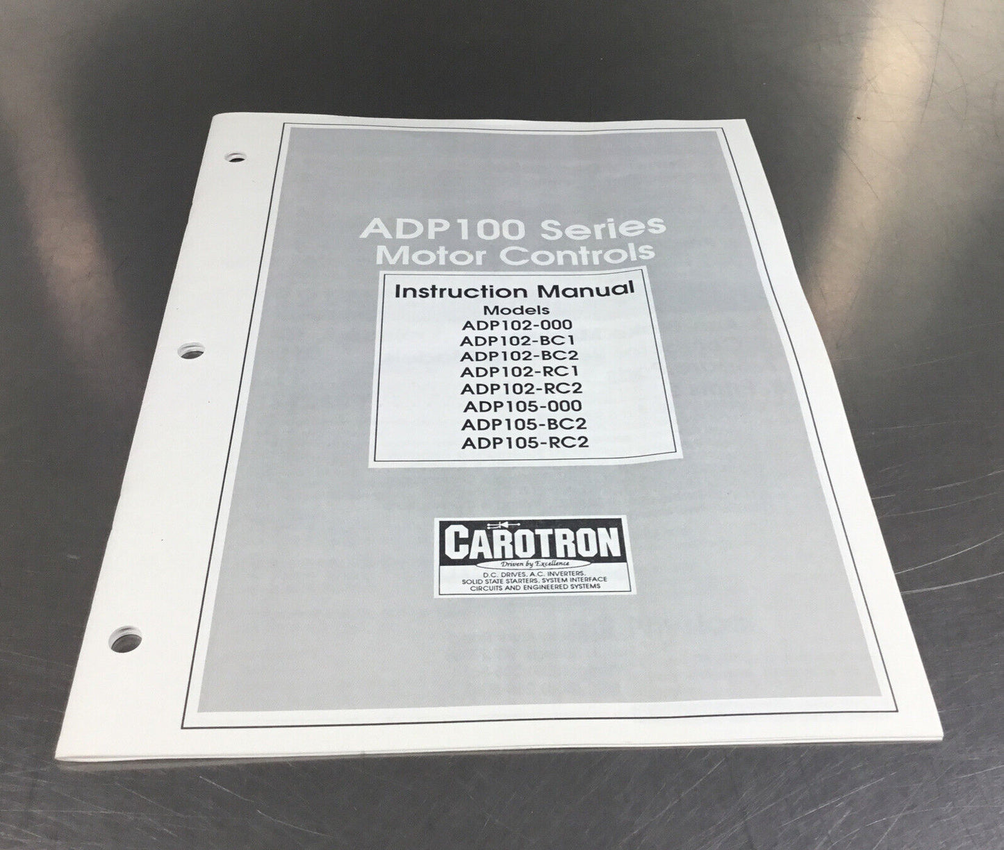 CAROTRON DRIVE ADP100 SERIES  ADP102-BC2 2HP 230VAC 50/60Hz 15A    1C