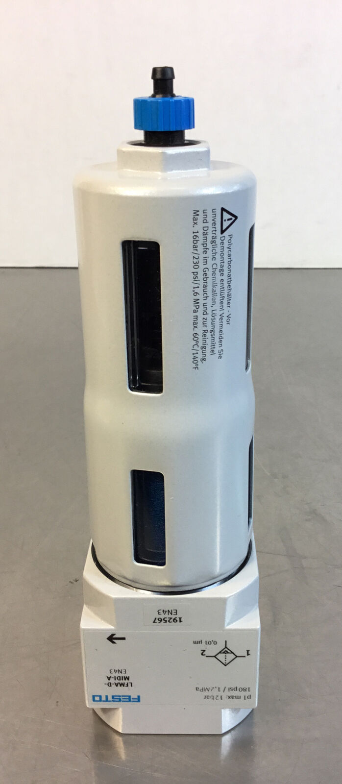 Festo  LFMA-D-MIDI-A  Micro Fine Air Filter  192567     3E-17