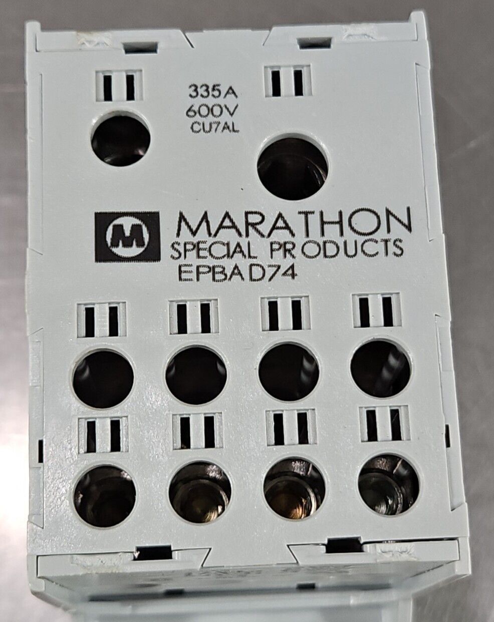 Marathon EPBAD74 Distribution Block, 335A, 600V.                           4C-22