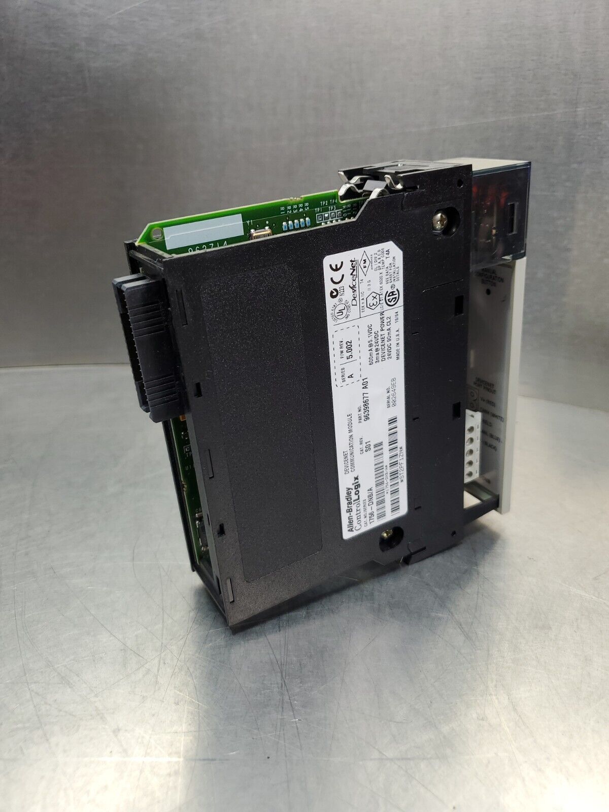 Allen Bradley 1756-DNB/A S01 ControlLogix DeviceNet Com. Module FW 5.002.  3C-18