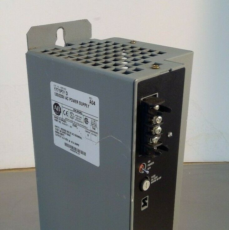 Allen-Bradley 1771-P7 Series D 120/220V AC Power Supply 1771P7             4E-14