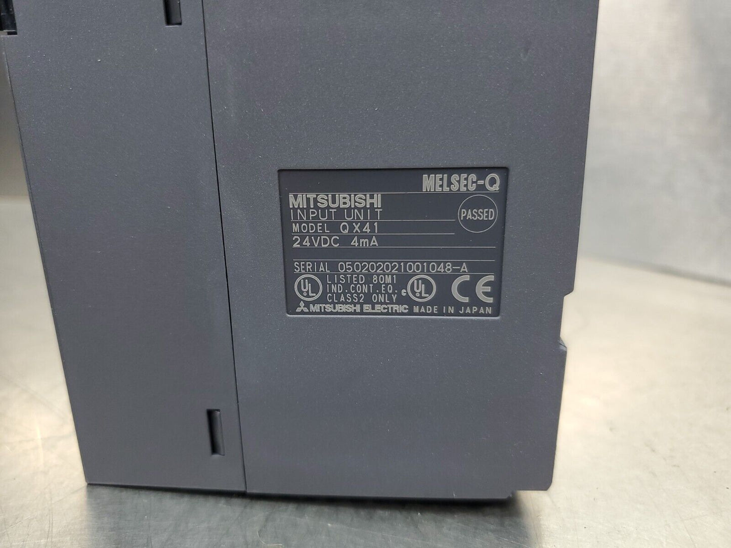 Mitsubishi QX41 24VDC Input Module.                                        3C-21
