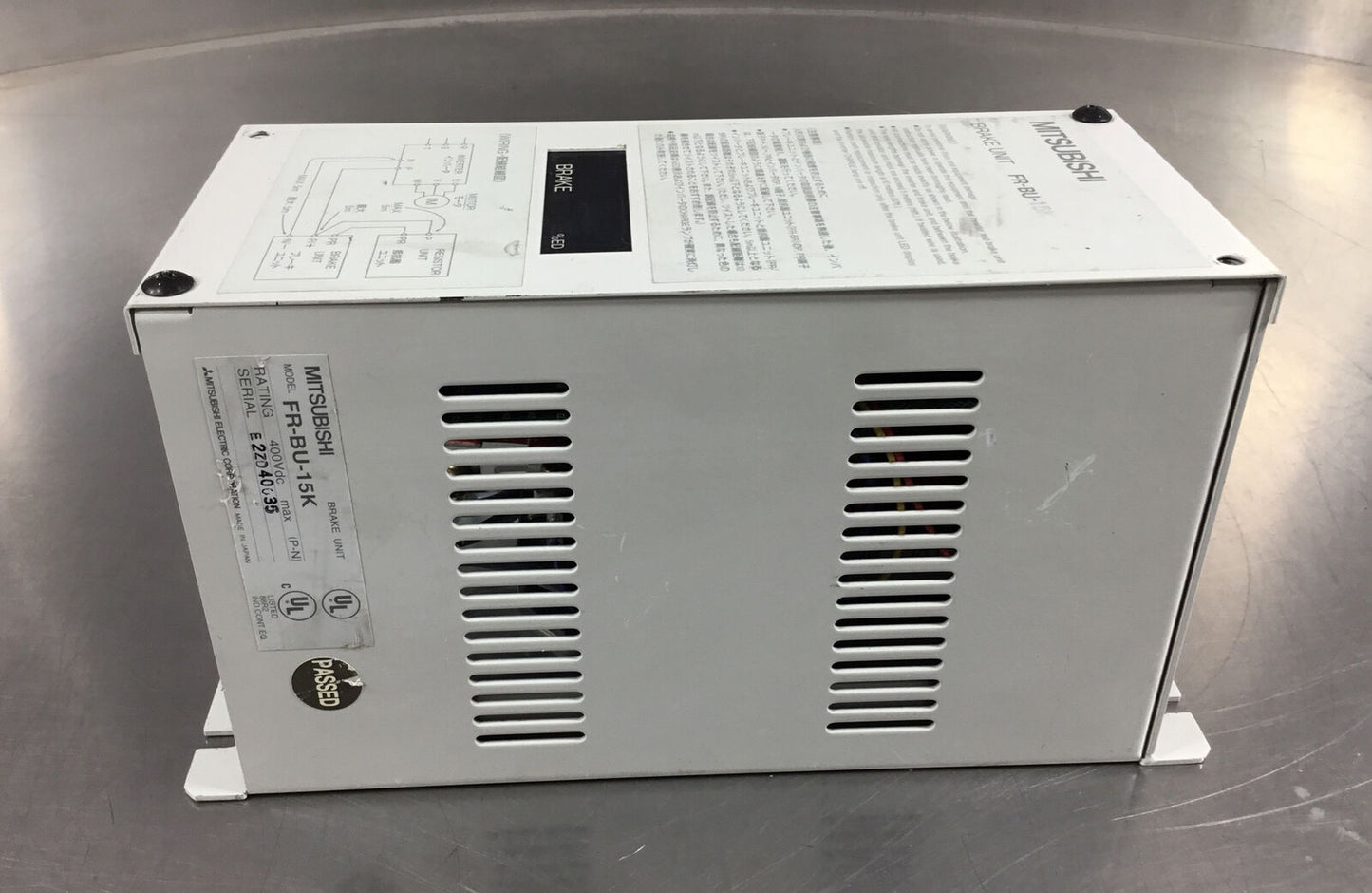 MITSUBISHI  FR-BU-15K  BRAKE UNIT  400VDC Max.      1C