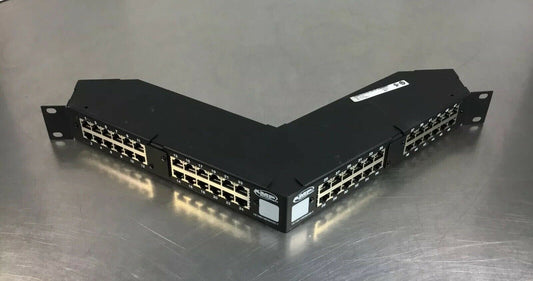 AMP NETCONNECT 1777052-1  48-Port Ethernet Patch Panel Angled Rackmount   3C