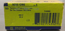 Load image into Gallery viewer, Square D Terminal Blocks 9080GM6 /A 600V 30AMP (BOX OF 50)  4B

