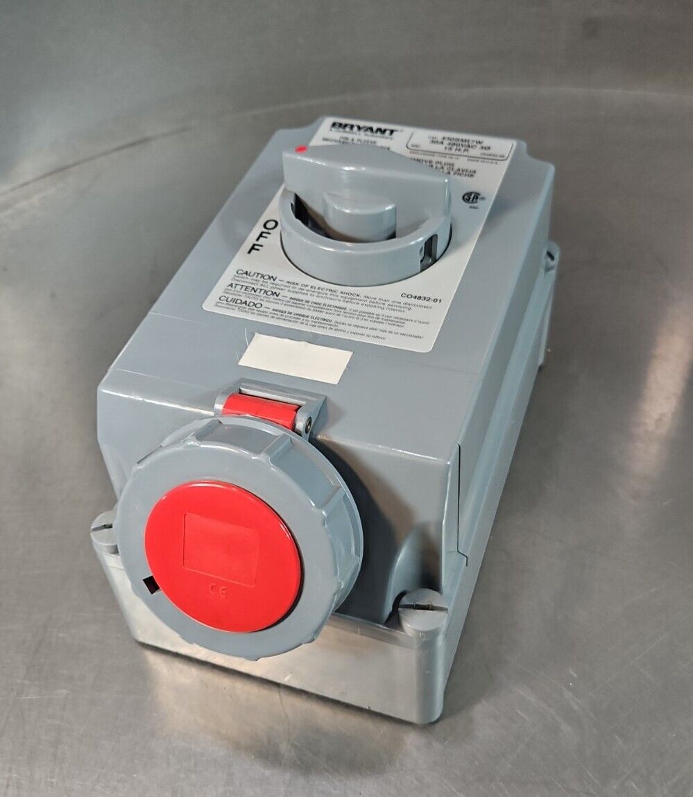 BRYANT 430SMI7W 30A, 480VAC, 15 H.P. Pin & Sleeve Mechanical Interlock     6C-10