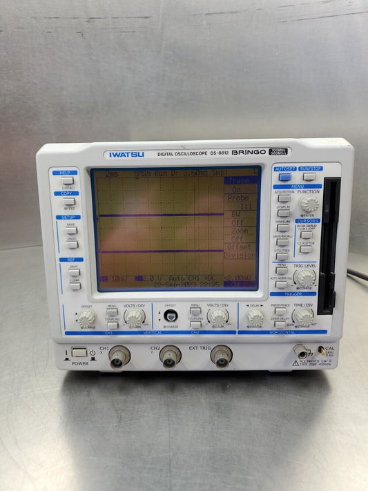 IWATSU DS-8812 100MHz 500MS/s Digital Oscilloscope.                        4E-26