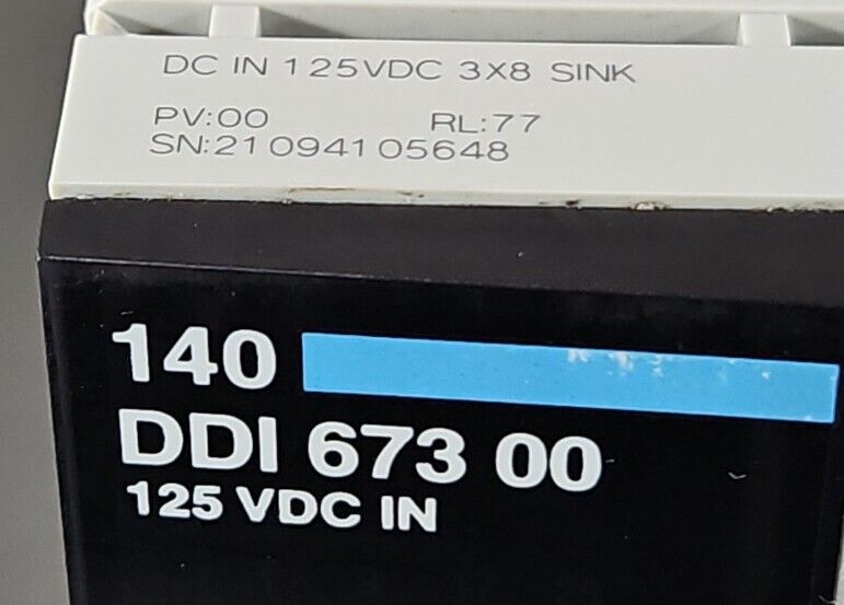 Schneider 140DDI67300 125 VC IN TSX Quantum Module                      Loc3A-31
