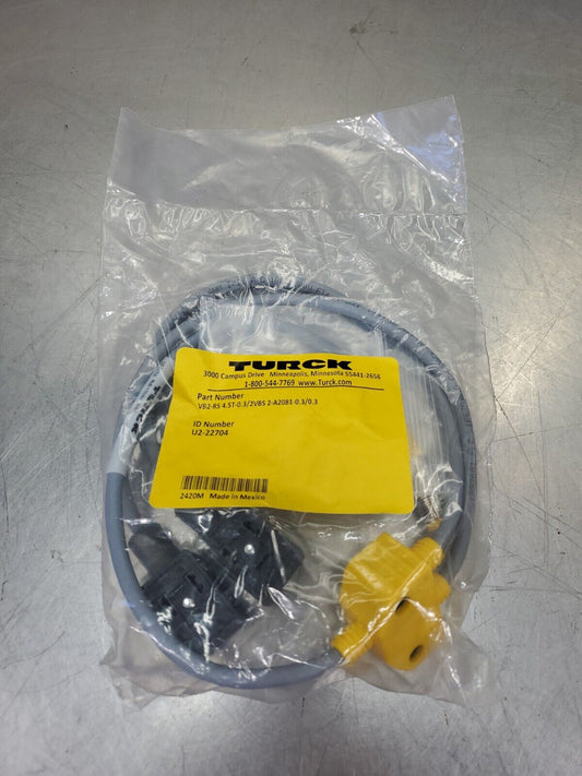 TURCK VB2-RS 4.5T-0.3/2VBS 2-A2081-0.3/0.3 (U2-22704) Cable.               5E-13