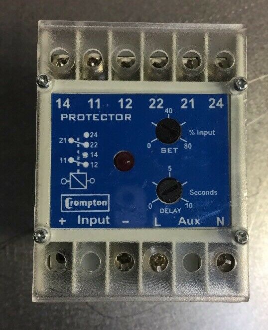 CROMPTON 252-PBSU PROTECTOR RELAY         Loc. 4A