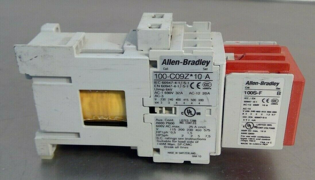 Allen-Bradley - GuardMaster 100S-C09ZJ14BC Series A Safety Contactor        4E-6