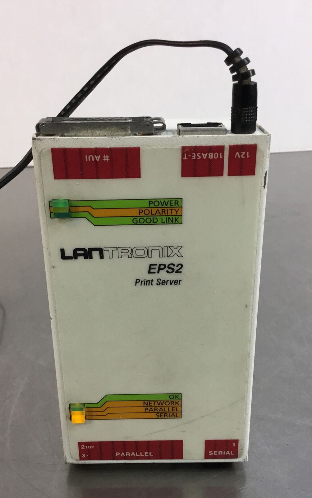 Lantronix EPS2 Print Server with Power Adapter     3D-7