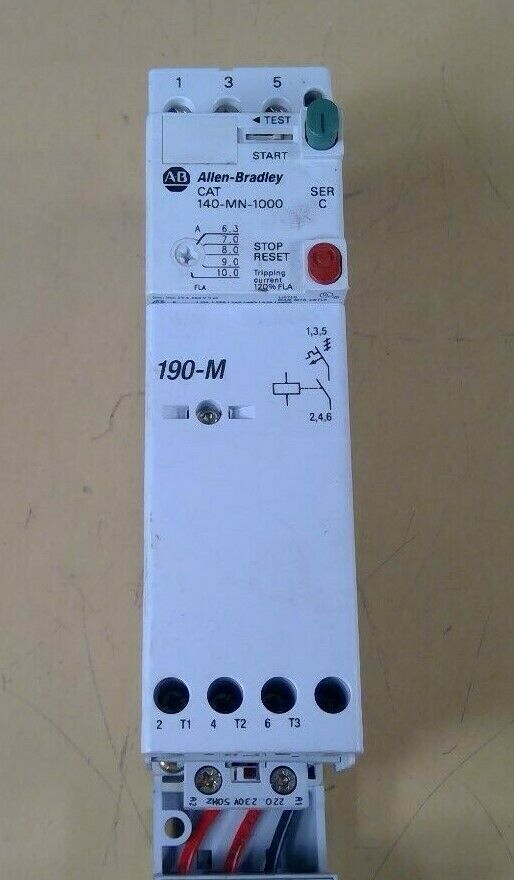 Allen-Bradley 140-mn-1000 w/ 190-M* , 100-C09* , 140-A210                   4E-7