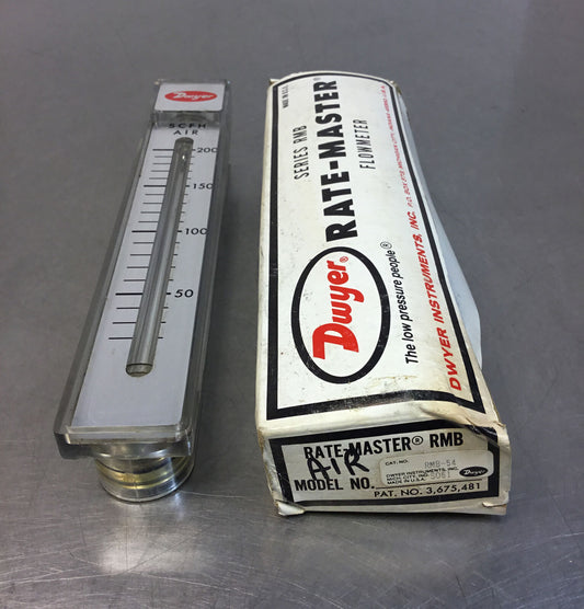 Dwyer RMB-54 Rate-Master Air Flowmeter, 10-200 SCFH    6E