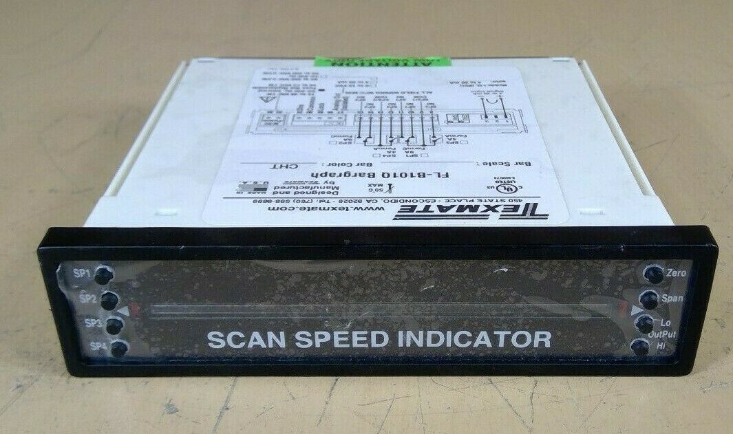 Texmate FL-B101Q Bargraph - Scan Speed Indicator                              2D