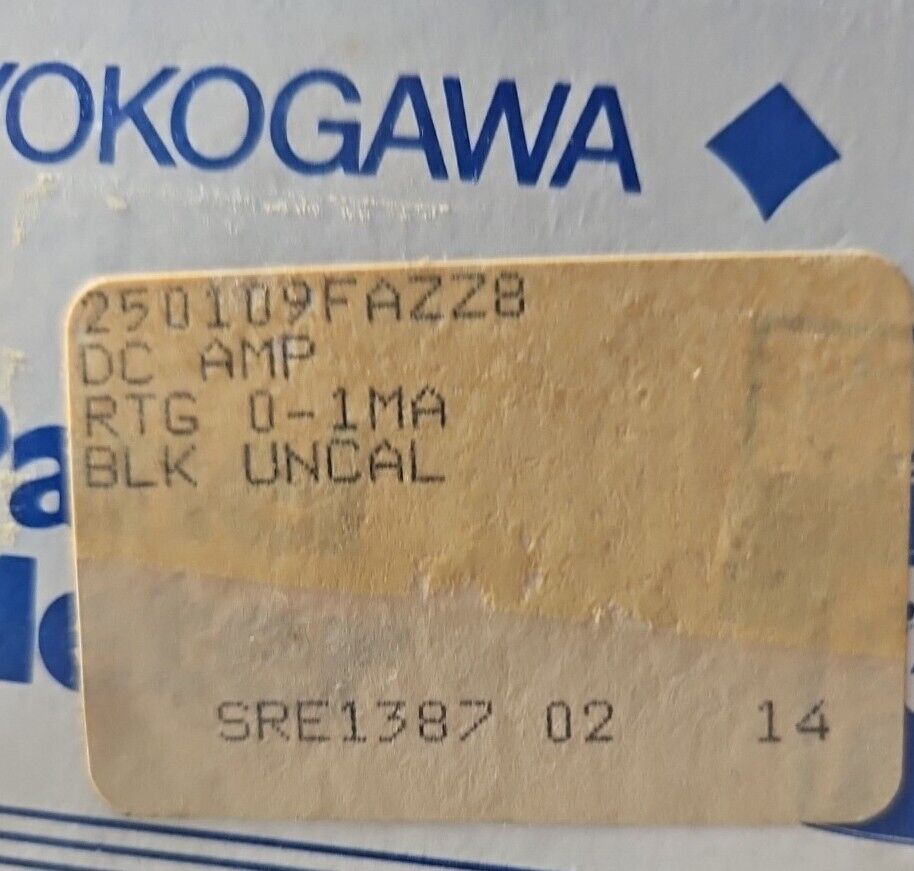 Yokogawa 250109FAZZ8 Model 250-1 Panel Meter 300-0-300DC Volts.         Loc5E-19