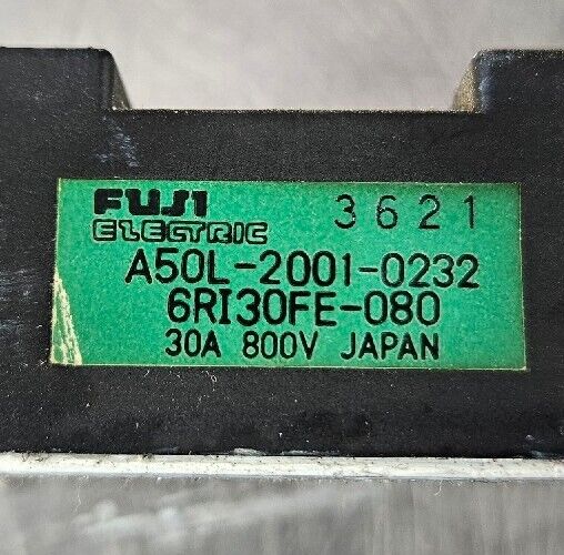 Fuji A50L-2001-0232 (6RI30FE-080) 30A 800V Thyristor Module             Loc 3D-6