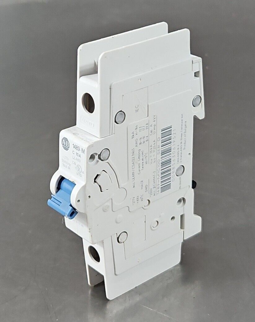 Allen Bradley 1489-M1C100 Ser D. Circuit Breaker.                          4E-24