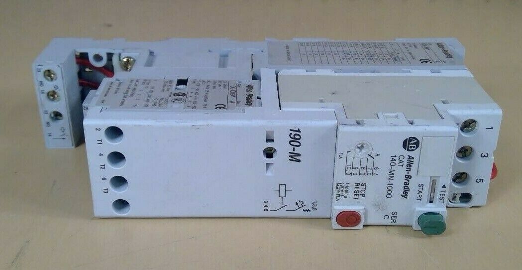 Allen-Bradley 140-mn-1000 w/ 190-M* , 100-C09* , 140-A210                   4E-7