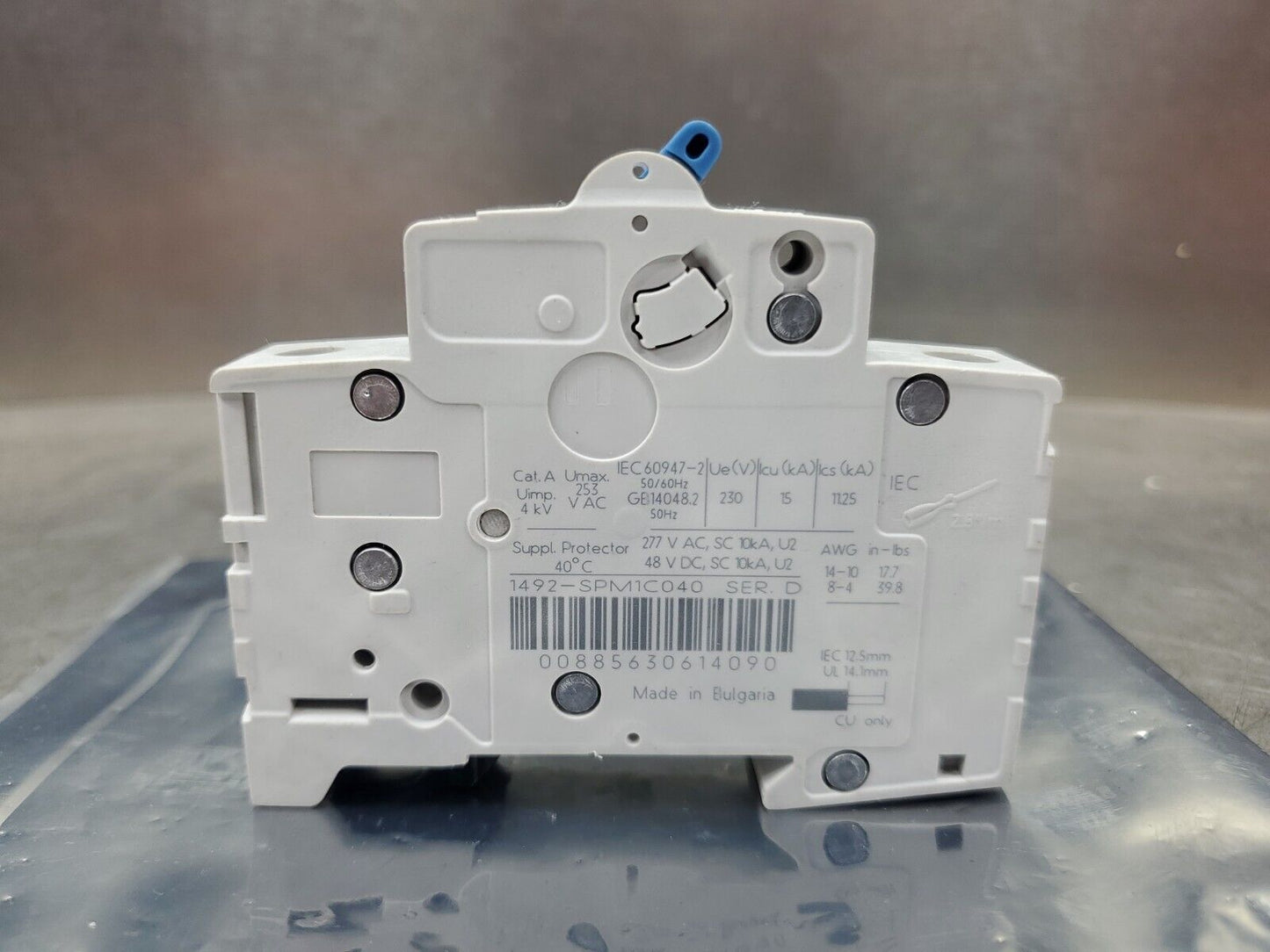 Allen-Bradley 1492-SPM1C040 Series D 4A Supplementary Protector             4E-6