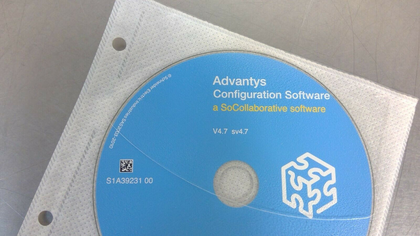 Schneider Electric S1A3923100 Advantys Configuration Software V4.7            3C