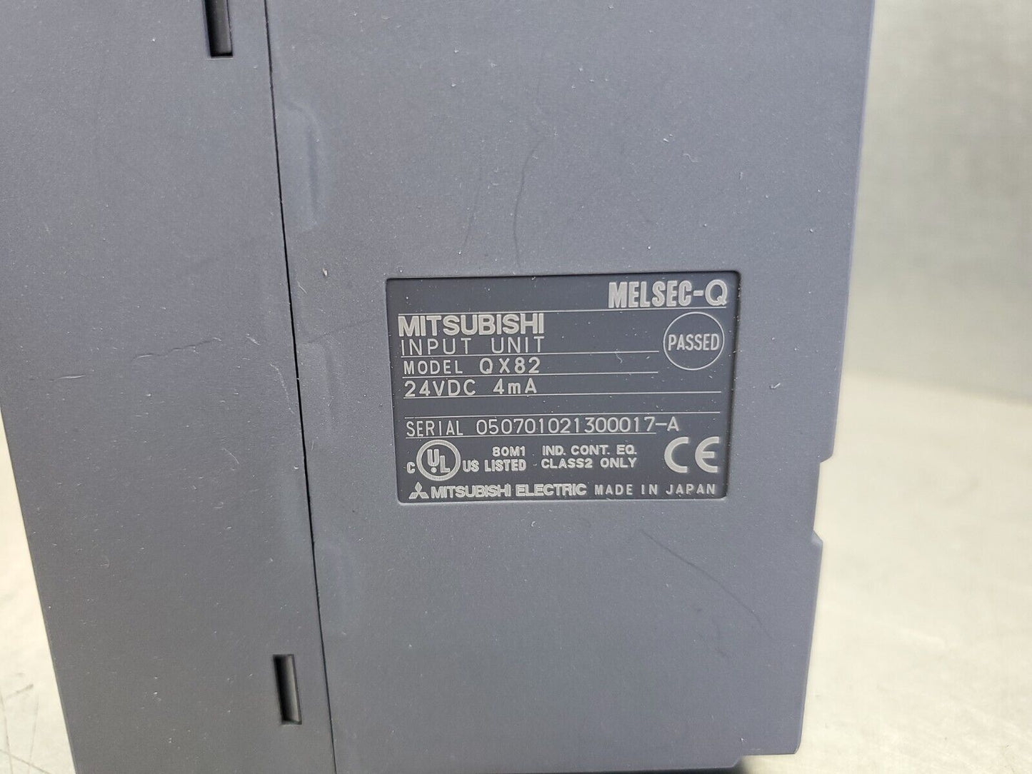 Mitsubishi QX82 24VDC 4mA MELSEC-Q Input Unit.                             3C-22