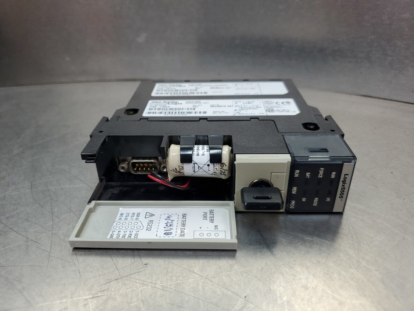 Allen-Bradley 1756-L55/A Logix Processor Unit w/1756-M14/A Exp. Module.    3C-18