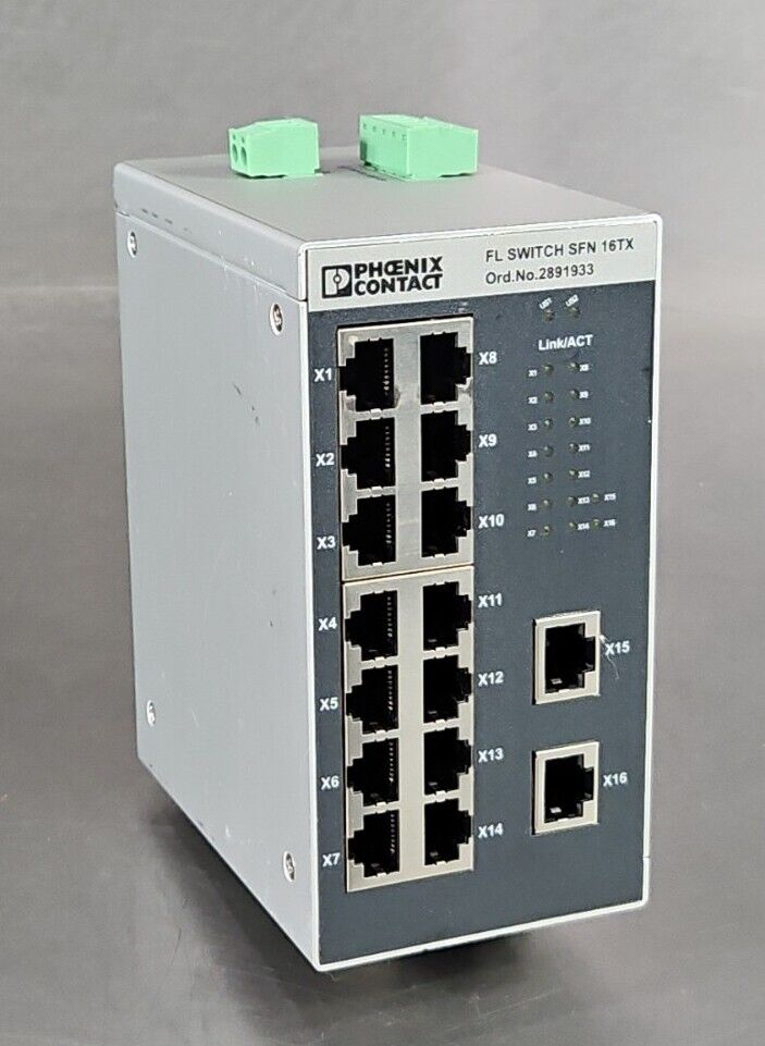 PHOENIX CONTACT FL SWITCH SFN 16TX 2891933.                                3B-19