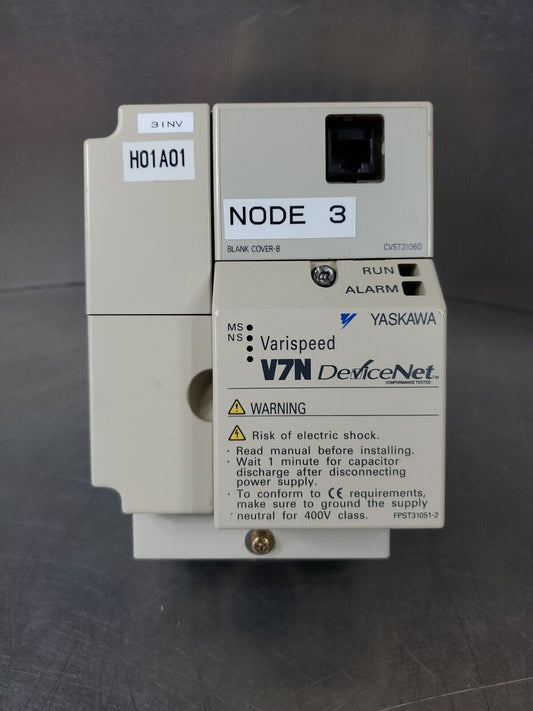 YASKAWA CIMR-V7NU40P4 SPEC:40P41 380-460VAC 2.4A V7N Varispeed Drive.         1C