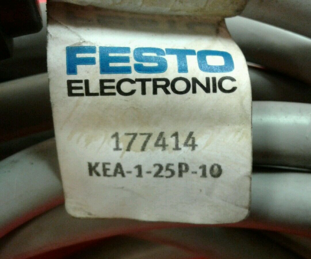 Festo 177414 KEA-1-25P-10 Connection Cable NSFP.        5E