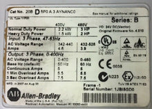 Load image into Gallery viewer, Allen-Bradley PowerFlex 700 3HP 20BD5P0A3AYNANC0 480 VAC    1C
