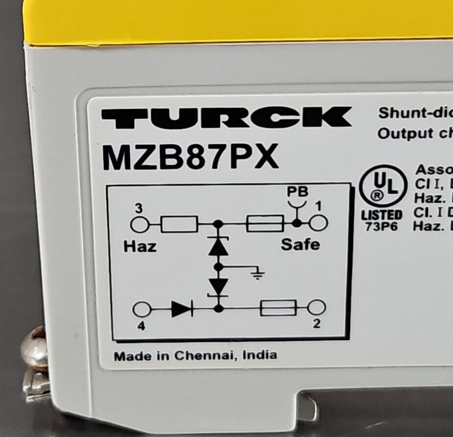 TURCK MZB87PX Positive Potential DC Diode Reverse Barrier.                 3B-19