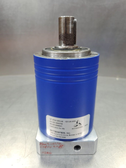 WITTENSTEIN alpha LP 070X-MF2-30 (-1D1-3X-SPE) GEAR HEAD UNIT.                1D