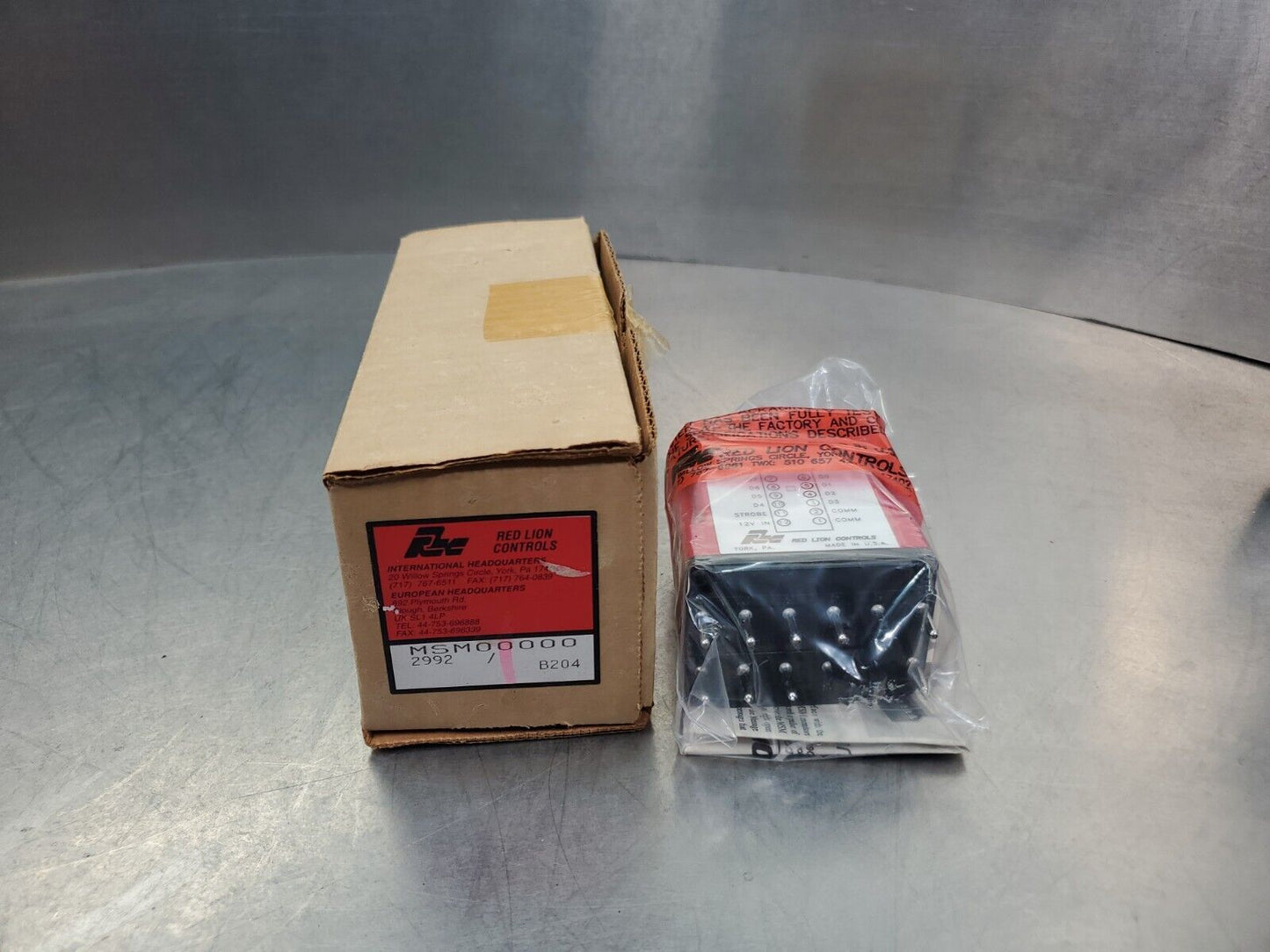 RED LION CONTROLS MSM00000 (2992) B204 MESSAGE STROBE MODULE.              3E-27