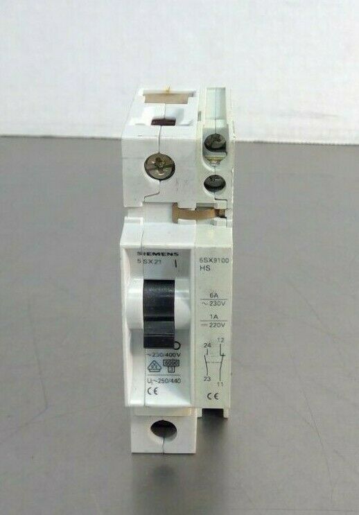 Siemens - 5SX21 C2 - Circuit Breaker w/ 5SX9100 HS                           4G