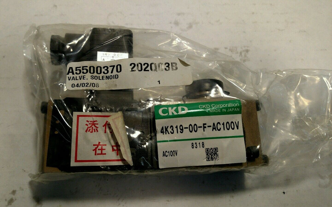CKD Solenoid Valve 4K319-00-F-AC100V                                         AUC
