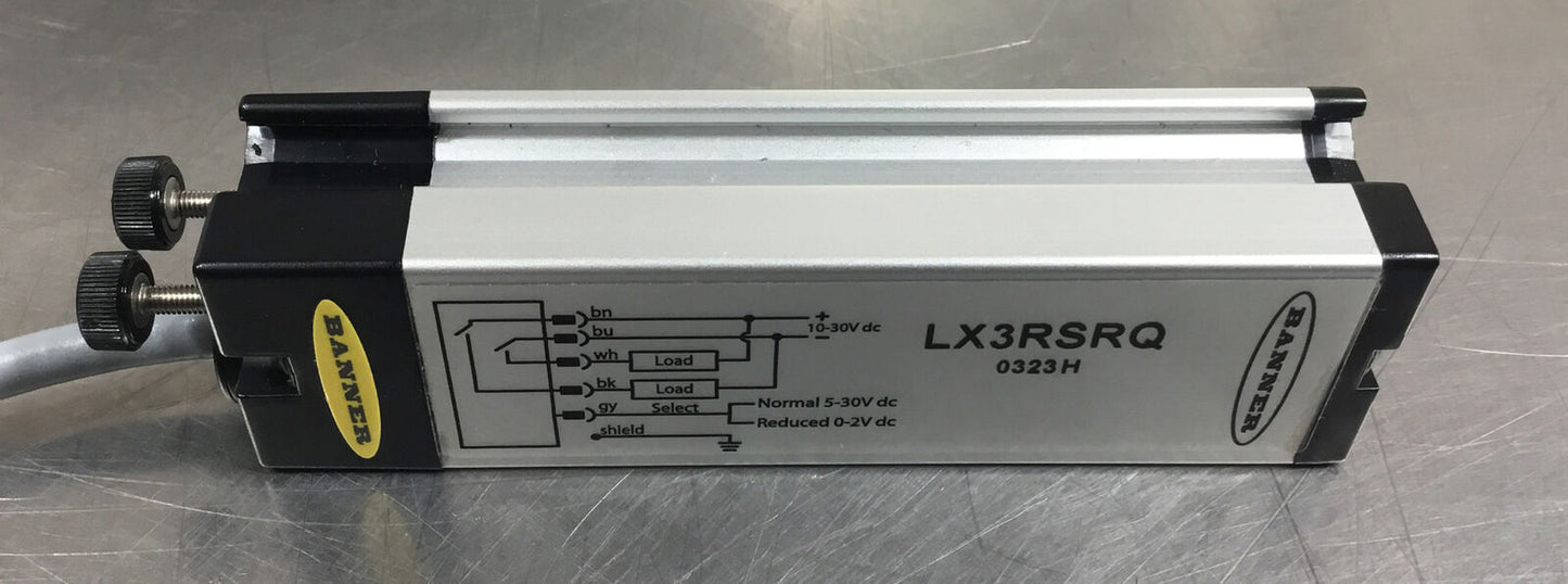 Banner Engineering  LX3RSRQ  LX Series Part-Sensing Light Screen Curtain  3E-36